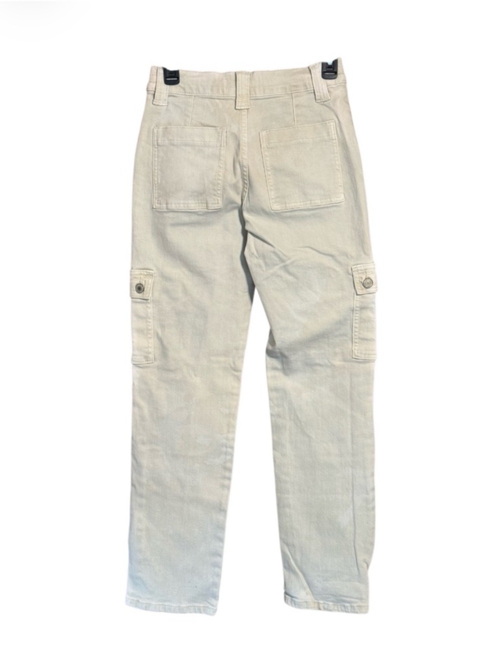 VERVET Cargo Pants Size 26 Beige High Rise Straight Leg Utility Pants - Picture 3 of 3